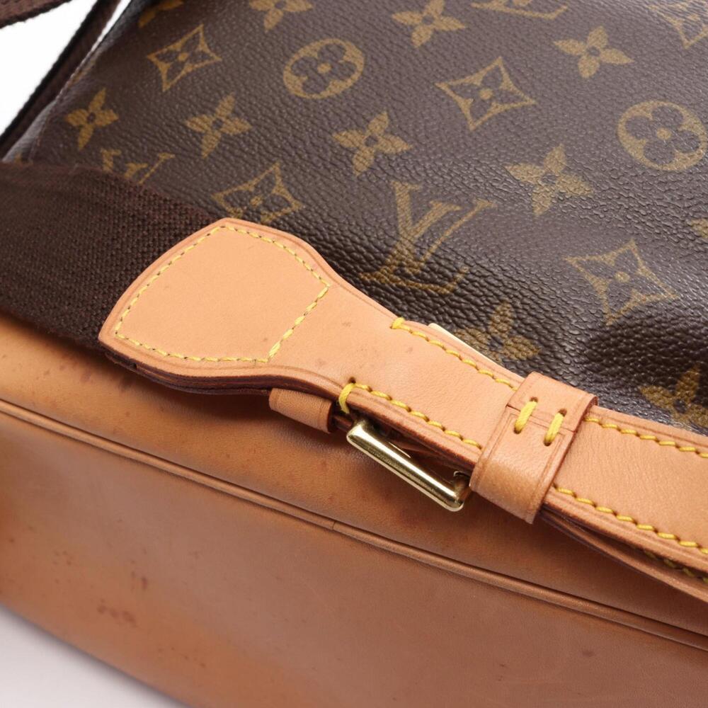 LOUIS VUITTON Brown Monogram Leather Backpack - Picture 11 of 14